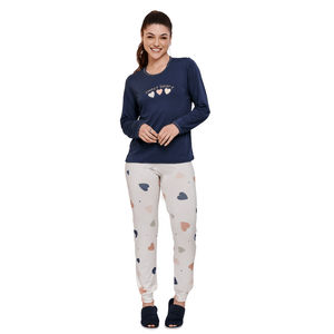 Pijama Sweet Heart Cia Do Corpo PJ5729