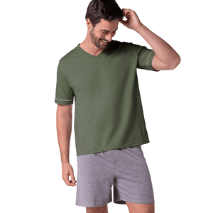 Pijama Lupo Gola V Curto Masculino 28000-001