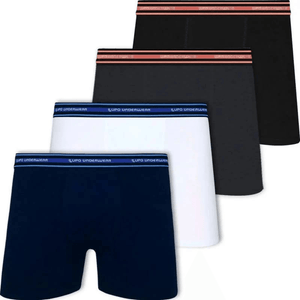 Kit Cueca Lupo Boxer Algodão Com Elastano 523-088 Kit C/4