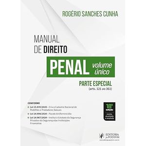 MANUAL DE DIREITO PENAL - PARTE ESPECIAL - VOLUME UNICO