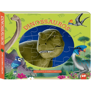 DINOSSAUROS - LIVRO QUEBRA-CABECAS
