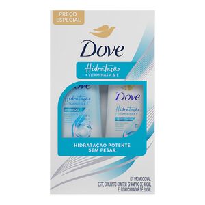 KIT DOVE HIDRATAÇAO POTENTE SH 400ML + COND 200ML