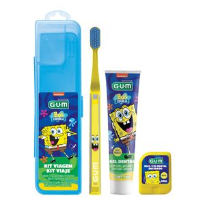 KIT GUM ESCOVA DENTAL BOB ESPONJA