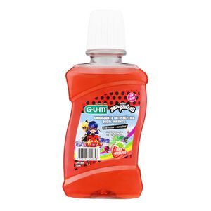 ENXAGUATORIO BUCAL GUM INFANTIL MIRACULOUS 250ML