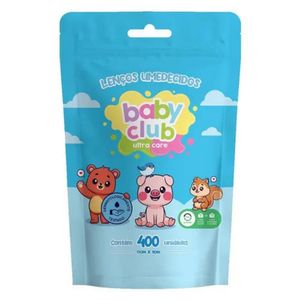 LENÇO UMEDECIDO BABY CLUB REFIL 400UN