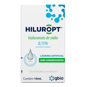 HILUROPT 0,15% SOLUÇAO OFTALMICA 10ML
