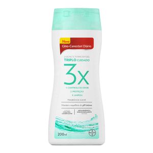 GINO CANESTEN TRIPLO CUIDADO SABONETE GEL INTIMO 200ML