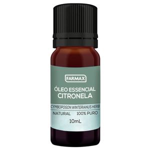 OLEO ESSENCIAL FARMAX CITRONELA 10ML