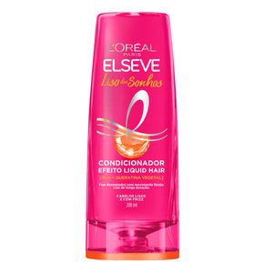 CONDICIONADOR ELSEVE LISO DOS SONHOS LIQUID HAIR 200ML