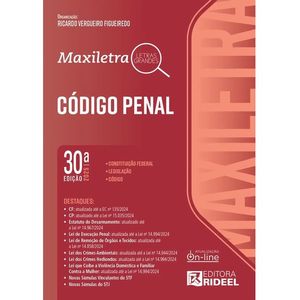 CODIGO PENAL - MAXILETRA - (CONSTITUICAO FEDERAL + CODIGO + LEGISLACAO)