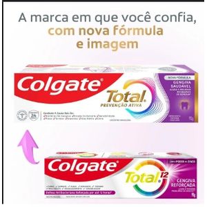 CREME DENTAL COLGATE TOTAL 12 GENGIVA REFORÇADA 90G