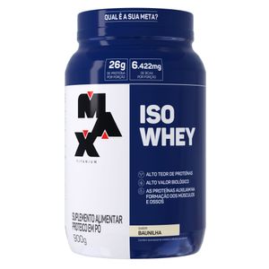 ISO WHEY MAX TITANIUM BAUNILHA 900G