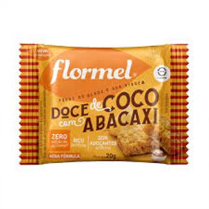 DOCE DE ABACAXI COM COCO FLORMEL ZERO AÇUCAR 20G