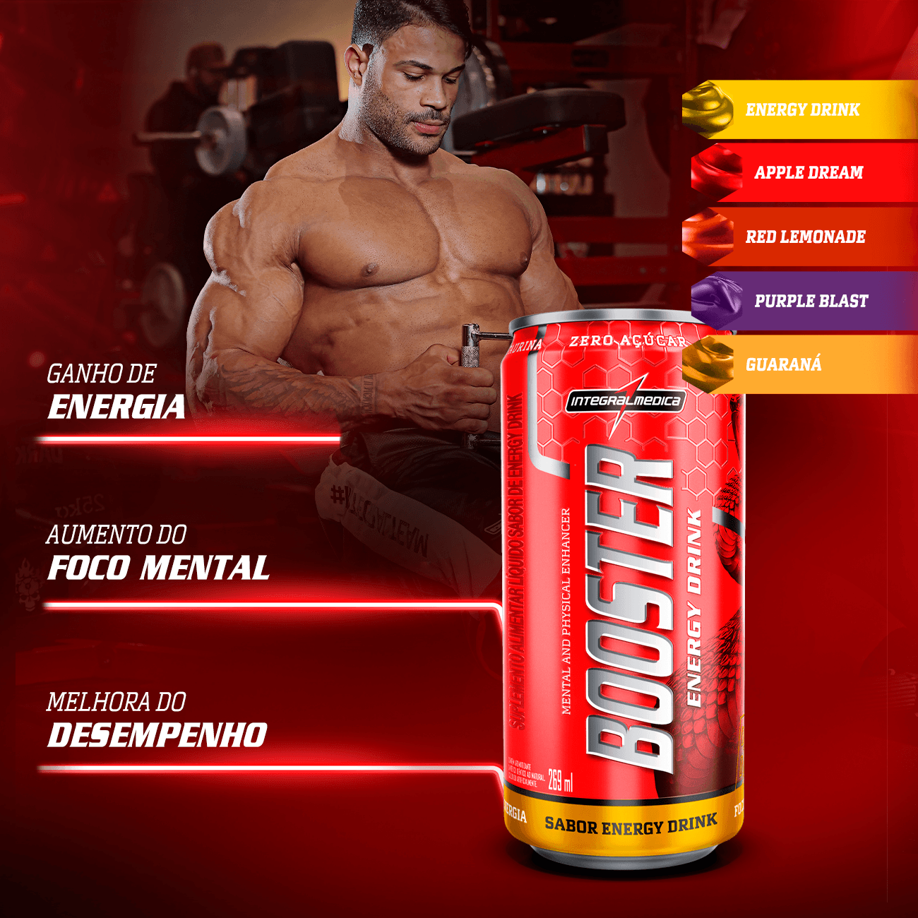 Booster Drink Sabor Apple Dream 269ML - CAASP Shop