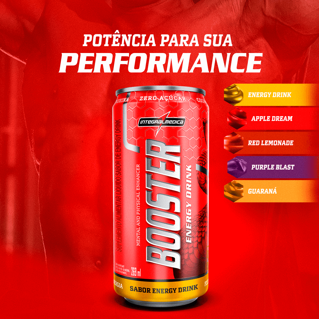 Booster Drink Sabor Apple Dream 269ML - CAASP Shop