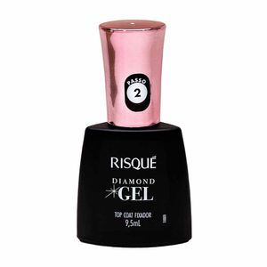 ESMALTE RISQUE DIAMOND GEL TOP COAT FIXADOR 9,5ML