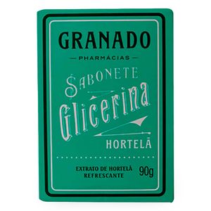 SABONETE GRANADO GLICERINA HORTELA 90G