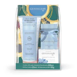 KIT GIOVANNA BABY BLUE HIDRATANTE+COLONIA+SABONTE