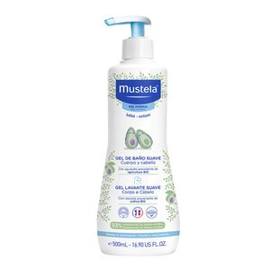 MUSTELA DERMO LAVANTE GEL ESPUMA CORPO E CABELO 750ML PUMP