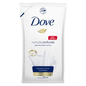 DOVE SABONETE LIQUIDO NUTRIÇAO PROFUNDA REFIL 200ML