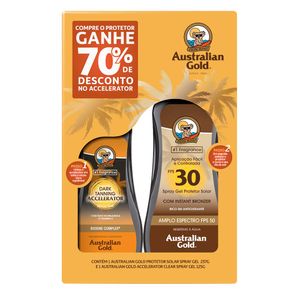 KIT AUSTRALIAN GOLD BRONZ SPRAY 237+ 125G