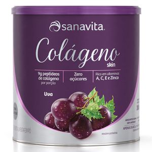 COLAGENO HIDROLISADO SANAVITA UVA 300G