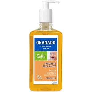 SABONETE LIQUIDO GRANADO BEBE GLICERINA CAMOMILA 250ML PUMP