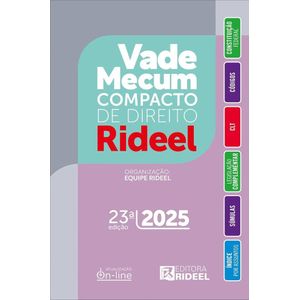 VADE MECUM COMPACTO DE DIREITO RIDEEL - 1º SEMESTRE