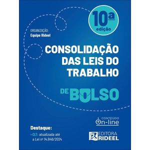 CLT DE BOLSO - CONSOLIDACAO DAS LEIS DO TRABALHO