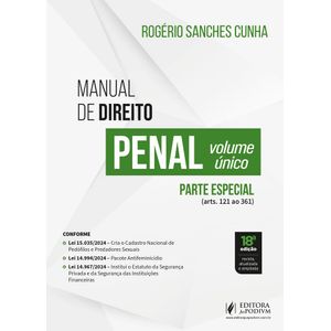 MANUAL DE DIREITO PENAL - PARTE ESPECIAL - VOLUME UNICO