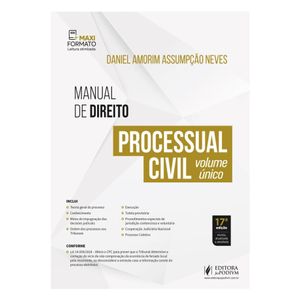 MANUAL DE DIREITO PROCESSUAL CIVIL - VOLUME UNICO