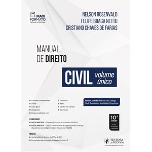 MANUAL DE DIREITO CIVIL - VOLUME UNICO