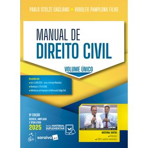 MANUAL DE DIREITO CIVIL - VOLUME UNICO