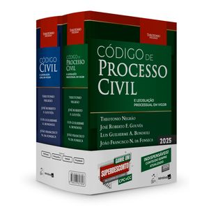 KIT - CODIGO CIVIL E LEGISLACAO CIVIL EM VIGOR E CODIGO DE PROCESSO CIVIL E LEGISLACAO PROCESSUAL EM VIGOR