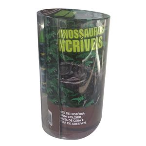 MINI TUBO HISTORIAS PARA COLORIR - DINOSSAUROS INCRIVEIS