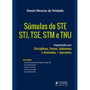 SUMULAS DO STF, STJ, TSE, STM E TNU