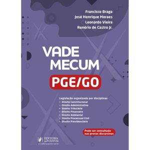 VADE MECUM - PGE - GO 2021 - ACOMPANHA VERSAO DIGITAL