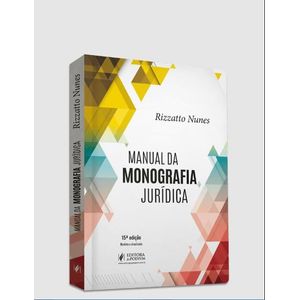 MANUAL DA MONOGRAFIA JURIDICA