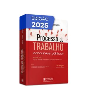 PROCESSO DO TRABALHO PARA CONCURSOS PUBLICOS