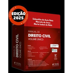 MANUAL DE DIREITO CIVIL - VOLUME UNICO