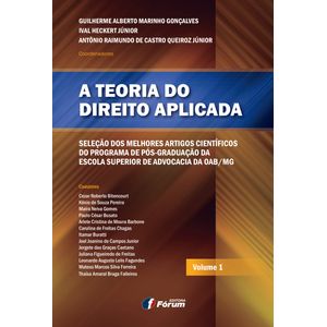 TEORIA DO DIREITO APLICADA - V01