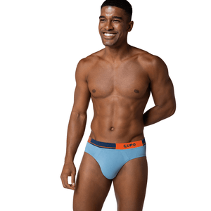 Cueca Slip Microfibra Sem Costura Lupo 691-003