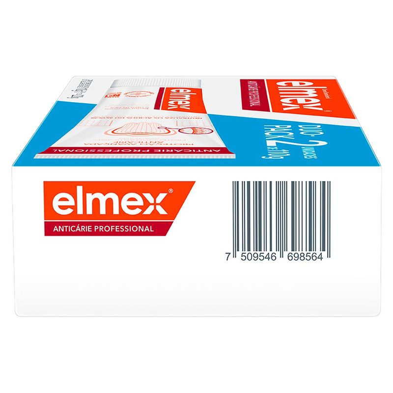 KIT CREME DENTAL ELMEX ANTICARIES 2UN 110G