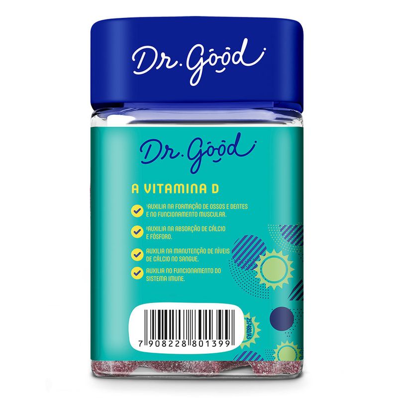 VITAMINA D 2.000UI DR GOOD SABOR BLUEBERRY 30GOMAS