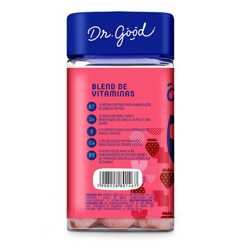 MULTIBEAUTY DR GOOD SABOR MORANGO 60GOMAS
