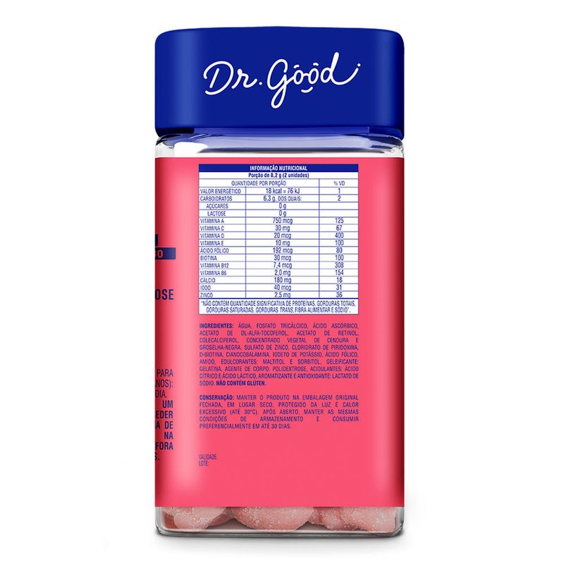 MULTIBEAUTY DR GOOD SABOR MORANGO 60GOMAS