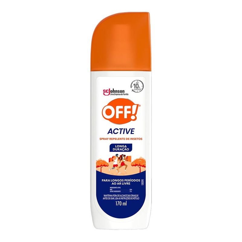 OFF ACTIVE REPELENTE SPRAY 170ML