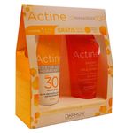 ACTINE PROTETOR SOLAR TOQUE SECO FPS30 120ML GRATIS ACTINE S