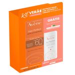 KIT AVENE VERAO MAT PERFECT FLUIDO COM COR FPS60+ AGUA TERMA