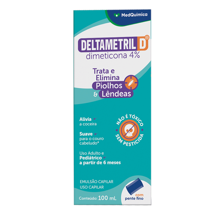 DELTAMETRIL D 4% EMULSAO 100ML